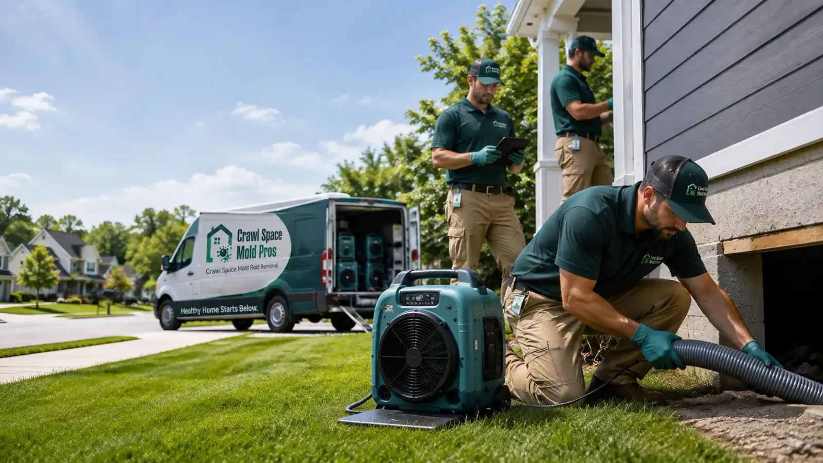 Crawl Space Mold Removal in Washington, NH